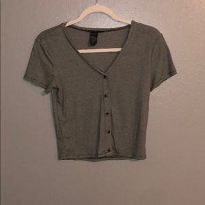 green and white shirt